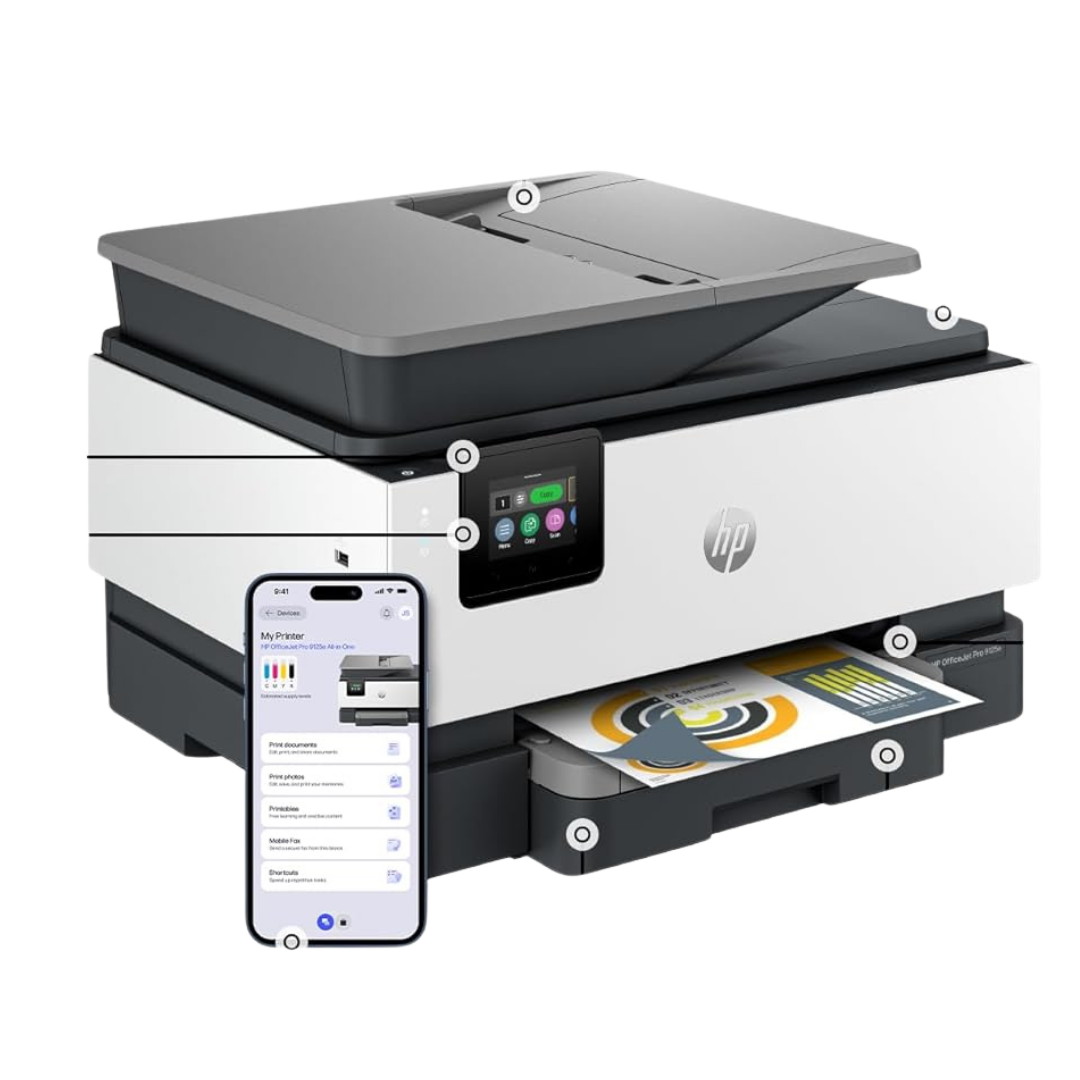 hp officejet pro 9125e all in one wireless color printer for office hp officejet pro 9125e all in one wireless color printer for office