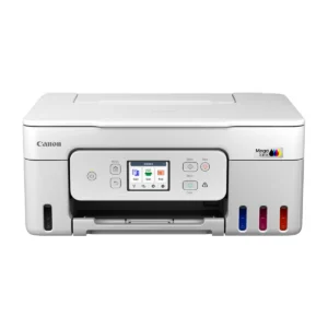 Canon PIXMA G3290 MegaTank printer in white, front view