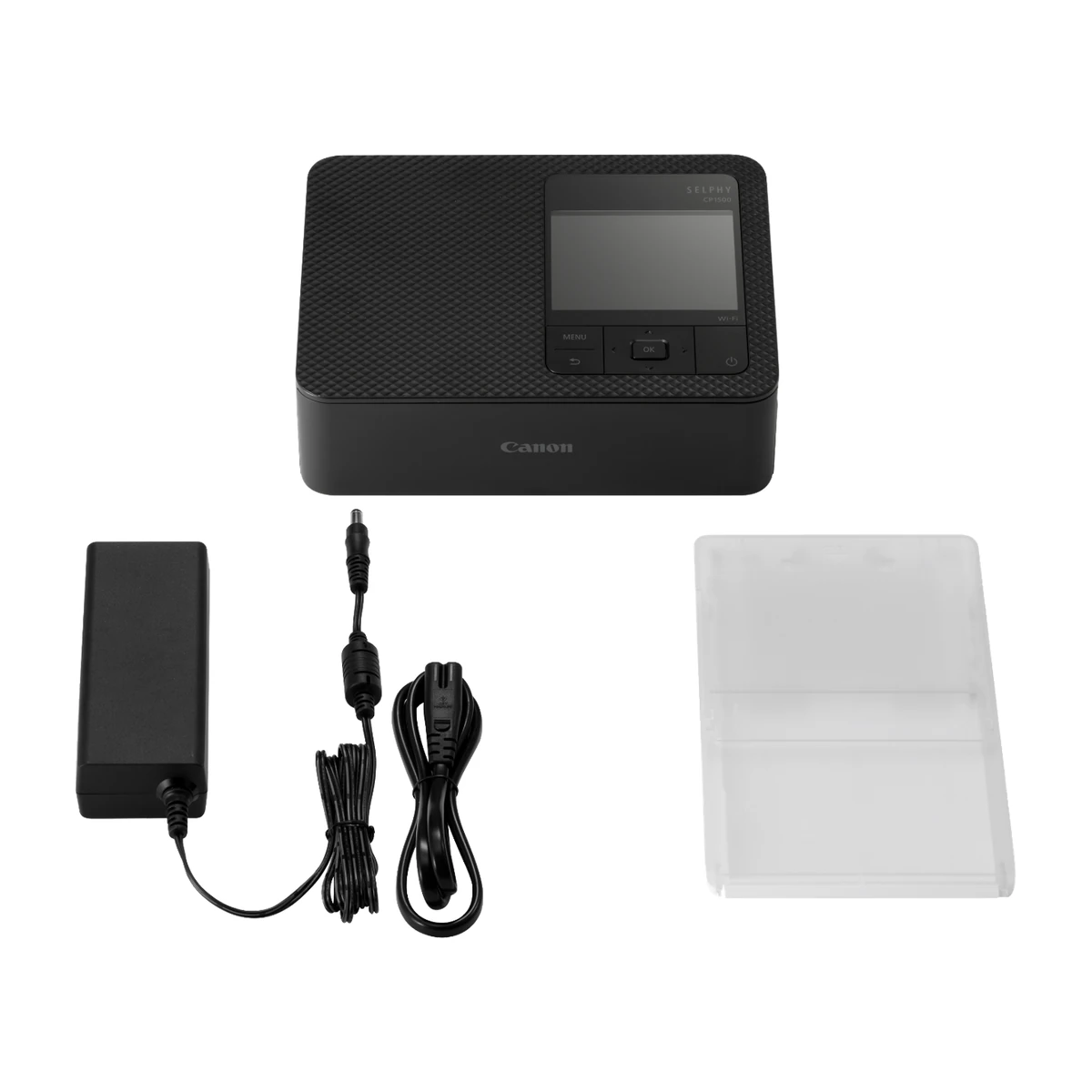 Canon SELPHY CP1500 with power adapter and paper cassette Canon SELPHY CP1500 with power adapter and paper cassette