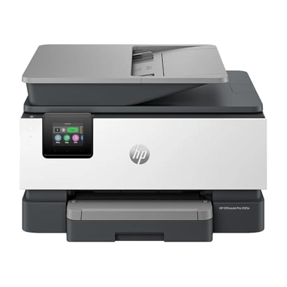 HP OfficeJet Pro 9125e all-in-one printer, front view HP OfficeJet Pro 9125e all-in-one printer, front view