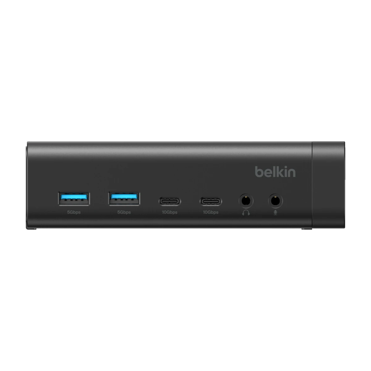 Belkin Universal 14-Port Dual Display USB-C Dock INC025, front view Belkin Universal 14-Port Dual Display USB-C Dock INC025, front view