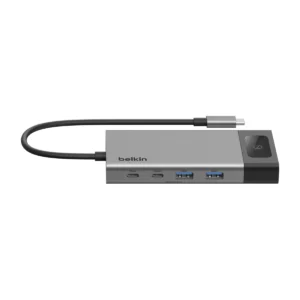 Belkin 8-Port Dual Display USB-C Hub INC027, front view