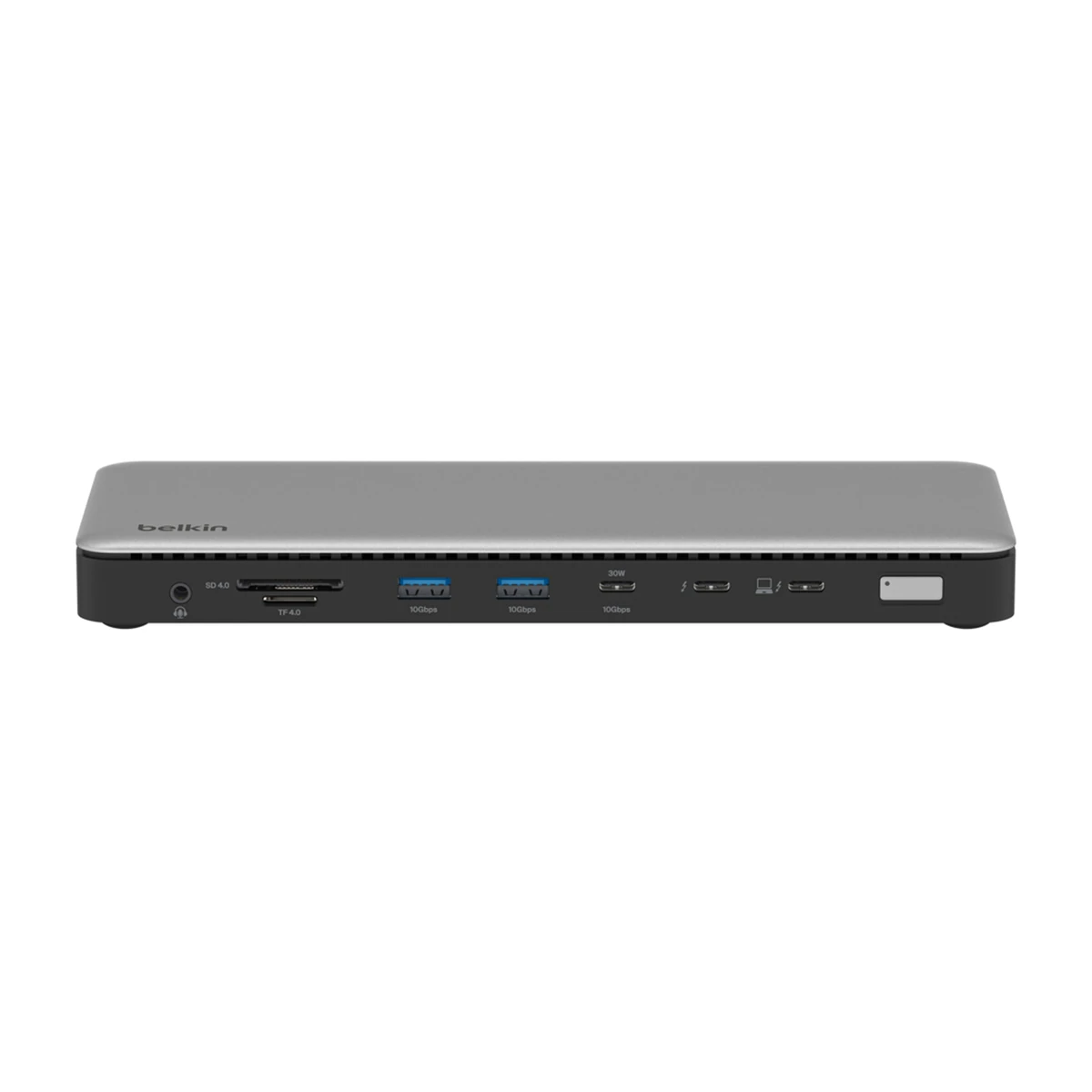 Belkin Connect Thunderbolt 4 Dock INC030, back view Belkin Connect Thunderbolt 4 Dock INC030, back view