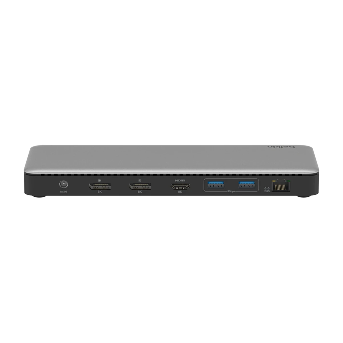 Belkin Connect Thunderbolt 4 Dock INC030, front view Belkin Connect Thunderbolt 4 Dock INC030, front view