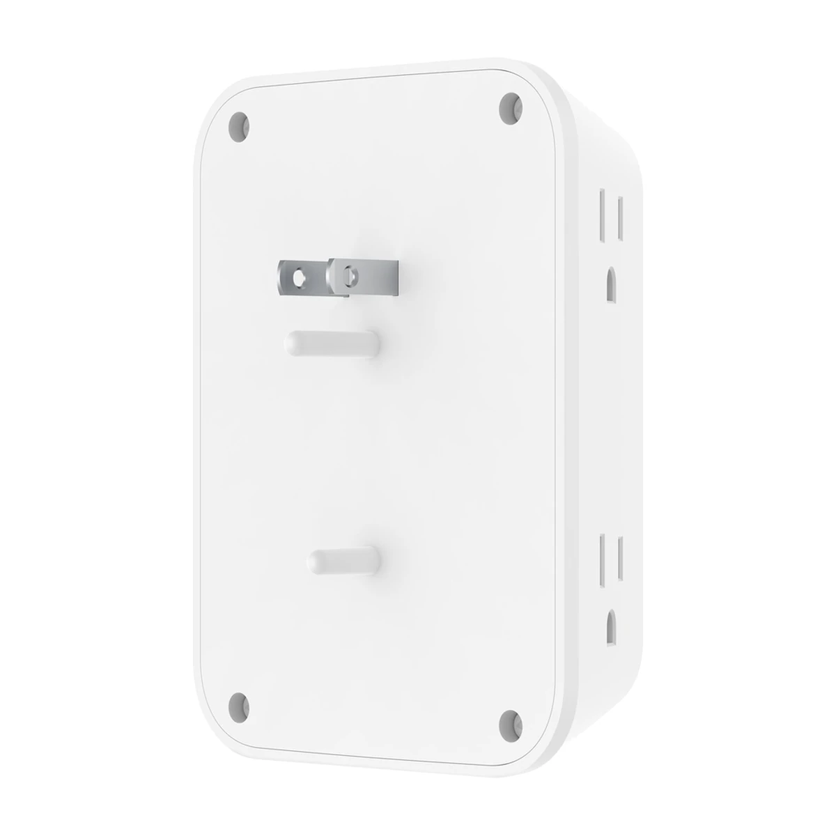 Belkin SRA008p6tt wall surge protector, back view Belkin SRA008p6tt wall surge protector, back view