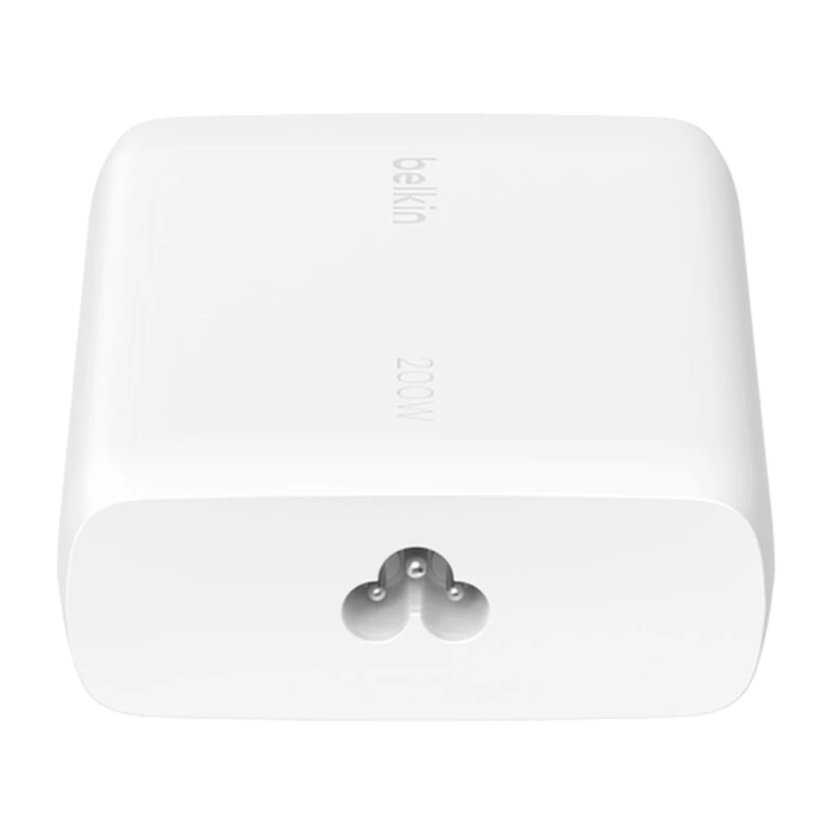 Belkin WCH015dqWH charger, back view of power inlet Belkin WCH015dqWH charger, back view of power inlet