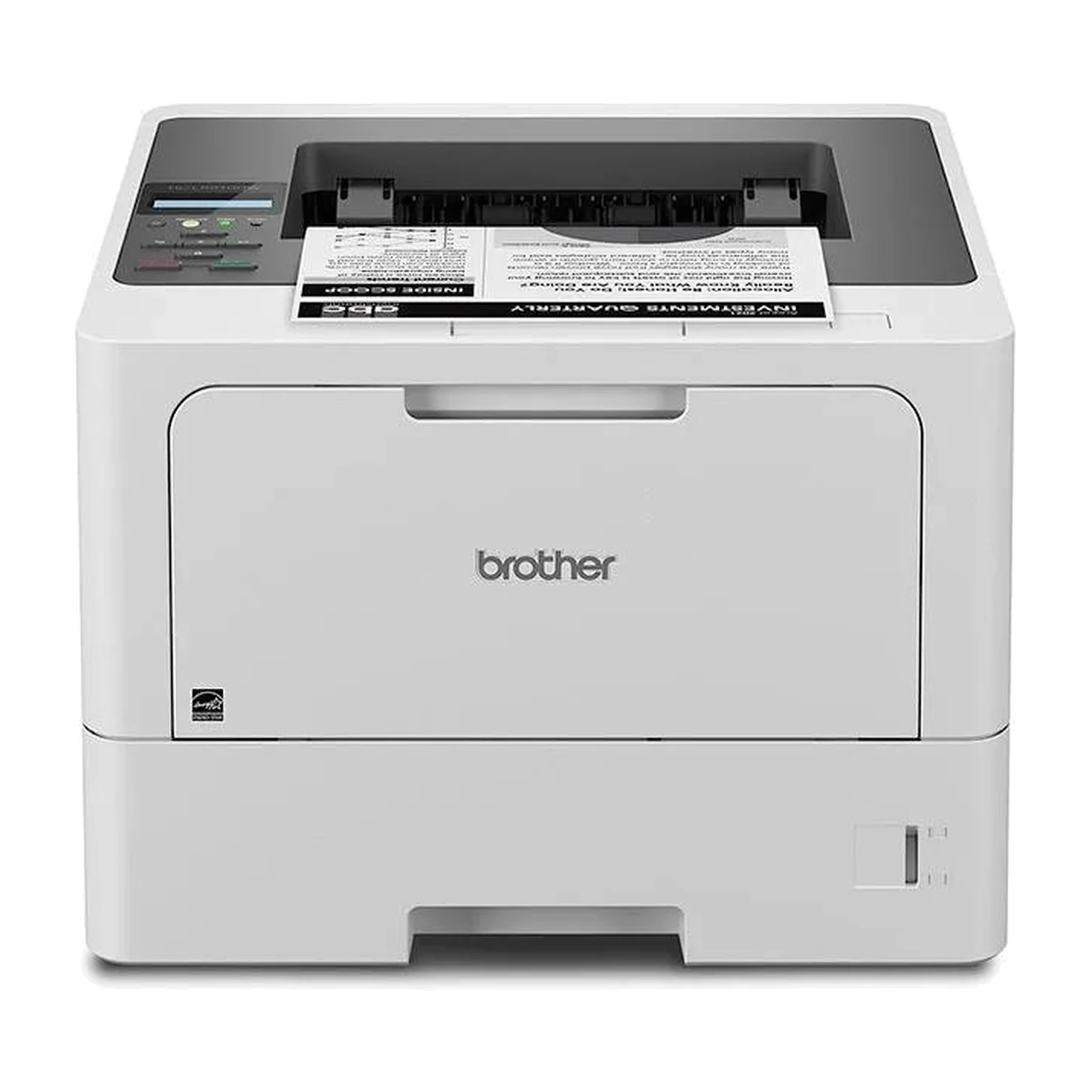 Brother HL-L5210DW business monochrome laser printer, front view Brother HL-L5210DW business monochrome laser printer, front view
