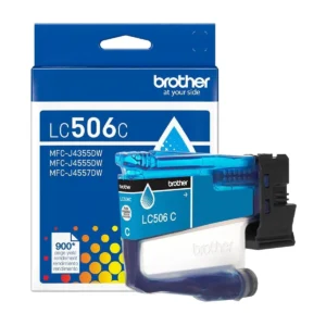 Brother LC506CS standard yield cyan ink cartridge with retail pack