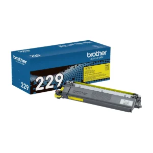 Brother TN229Y standard yield yellow toner cartridge with retail box