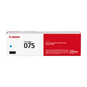 Canon Toner 075 cyan cartridge retail box