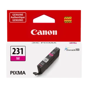 Canon CLI-231 magenta ink tank package, front view