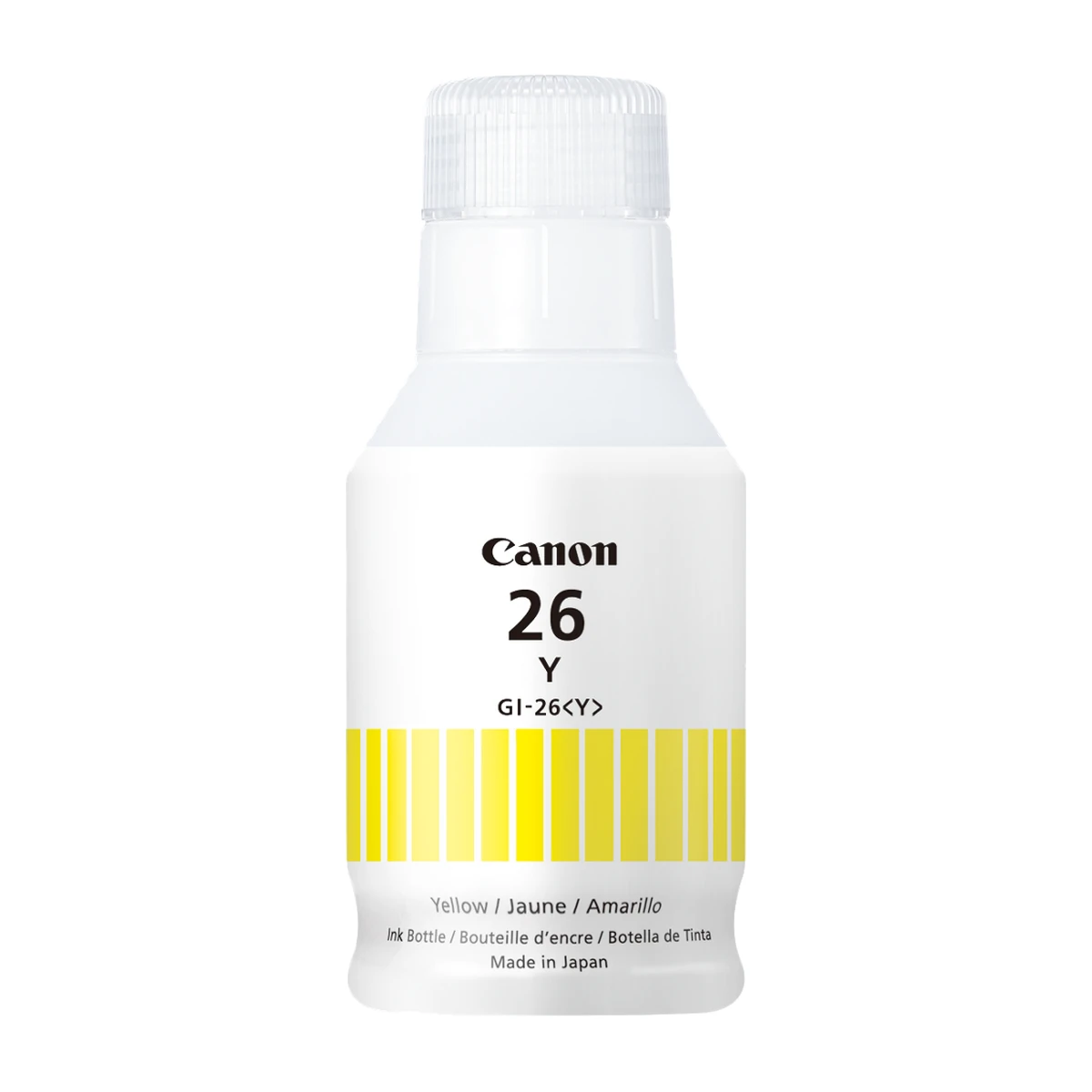 Canon GI-26 pigment yellow ink bottle Canon GI-26 pigment yellow ink bottle