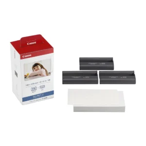 Canon KP-108IN color ink and paper set with ink cassettes and paper
