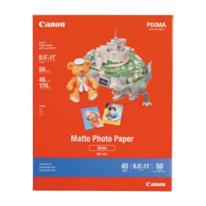 Canon Matte Photo Paper MP-101 letter 50-sheet pack, front