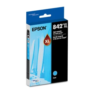 Epson 842XL Cyan ink cartridge T842XL220-S in retail box