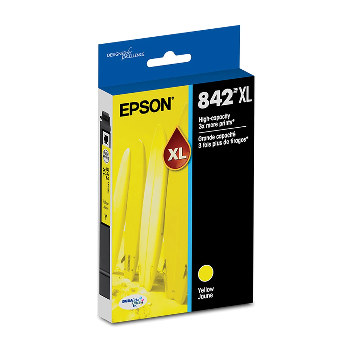Epson 842XL Yellow ink cartridge T842XL420-S in retail box Epson 842XL Yellow ink cartridge T842XL420-S in retail box