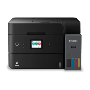 Epson EcoTank ET-4950 printer in black, front view