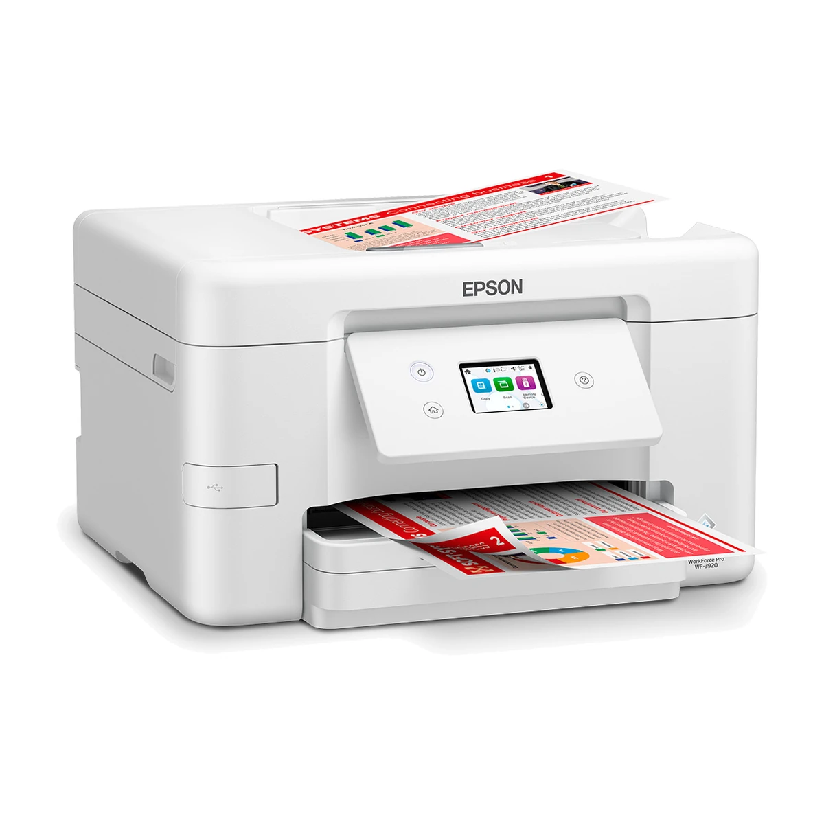 Epson WorkForce Pro WF-3920, angled right view Epson WorkForce Pro WF-3920, angled right view