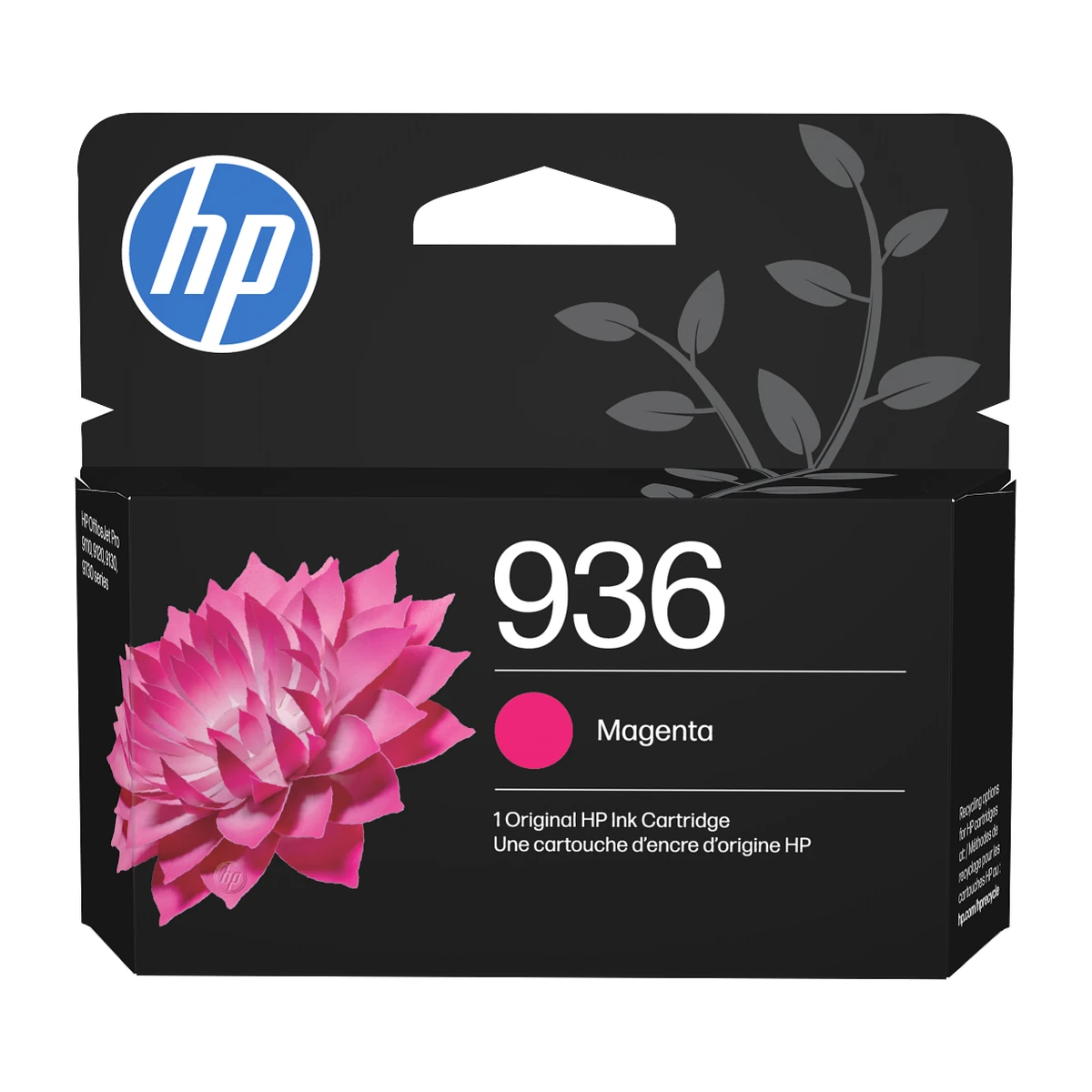 HP 936 Magenta Ink Cartridge 4S6V0LN retail pack, front view HP 936 Magenta Ink Cartridge 4S6V0LN retail pack, front view