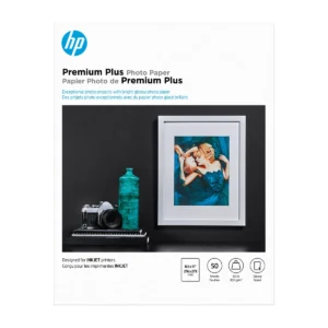 HP Premium Plus Photo Paper Glossy CR664A 8.5 x 11 in, 50 Sheets, 80 lb Inkjet Photo Paper HP Premium Plus Photo Paper Glossy CR664A 8.5 x 11 in, 50 Sheets, 80 lb Inkjet Photo Paper