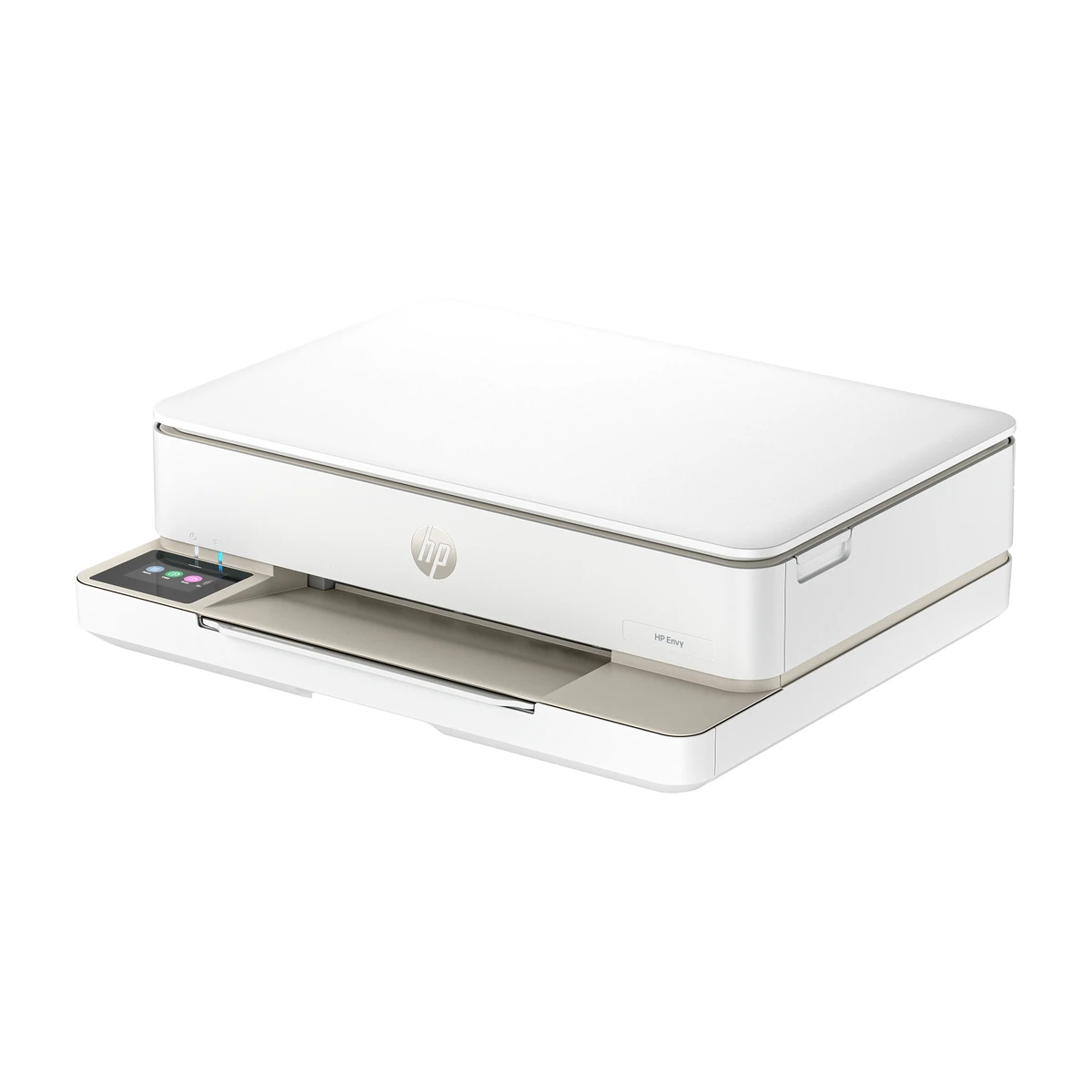 HP Envy 6155e all-in-one printer, angled left view HP Envy 6155e all-in-one printer, angled left view