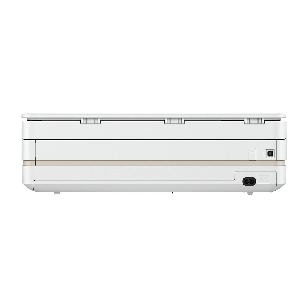 HP Envy 6155e all-in-one printer, rear view HP Envy 6155e all-in-one printer, rear view