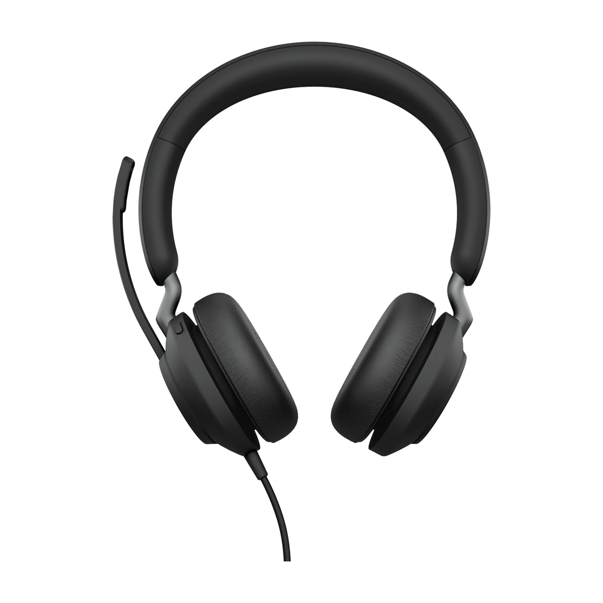 Jabra Evolve2 40 SE UC Stereo headset, front view Jabra Evolve2 40 SE UC Stereo headset, front view