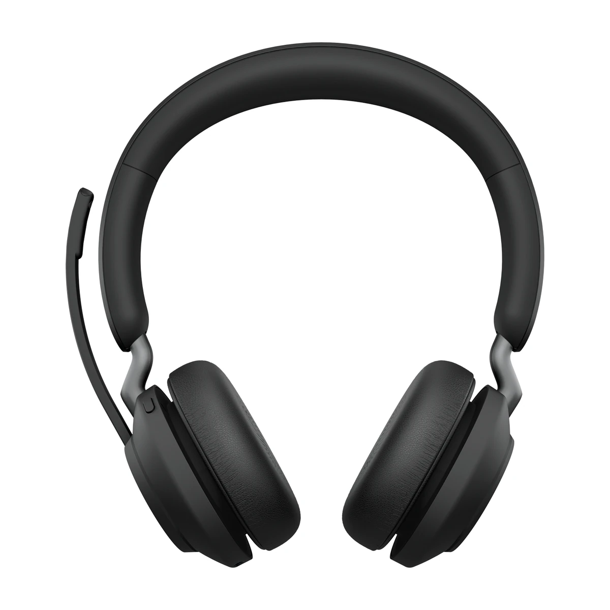 Jabra Evolve2 65 MS Stereo headset, black, front view Jabra Evolve2 65 MS Stereo headset, black, front view