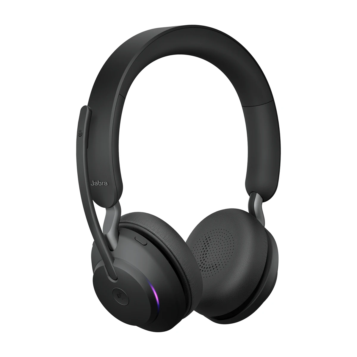 Jabra Evolve2 65 MS Stereo headset, black, left three-quarter view Jabra Evolve2 65 MS Stereo headset, black, left three-quarter view