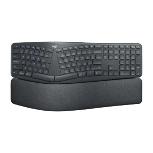 Logitech ERGO K860 split ergonomic keyboard, top view