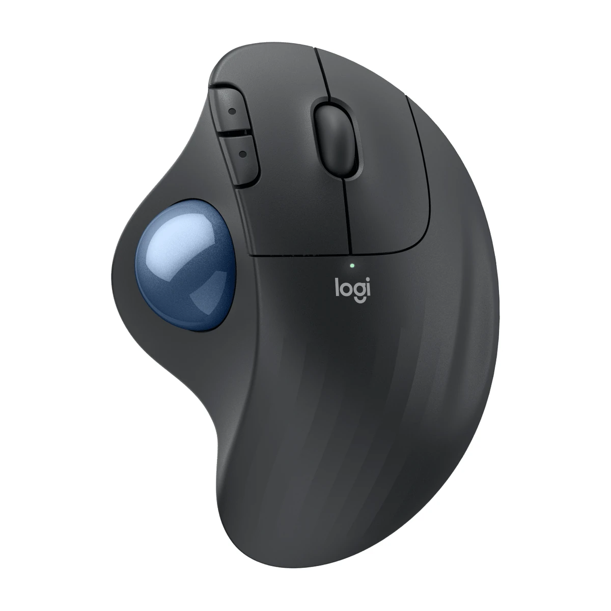 Logitech ERGO M575S trackball in Graphite, top view Logitech ERGO M575S trackball in Graphite, top view