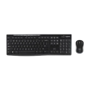 Logitech MK270 Wireless Keyboard and Mouse Combo, Full-Size, Black