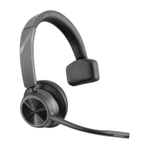 Poly Voyager 4310 UC mono headset, front three-quarter view