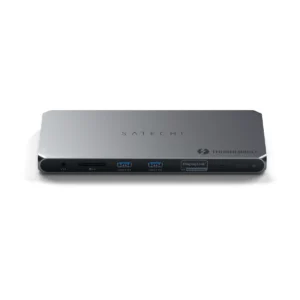 Satechi Thunderbolt 4 Docking Station with DisplayLink ST-DT4MDM-US, front view