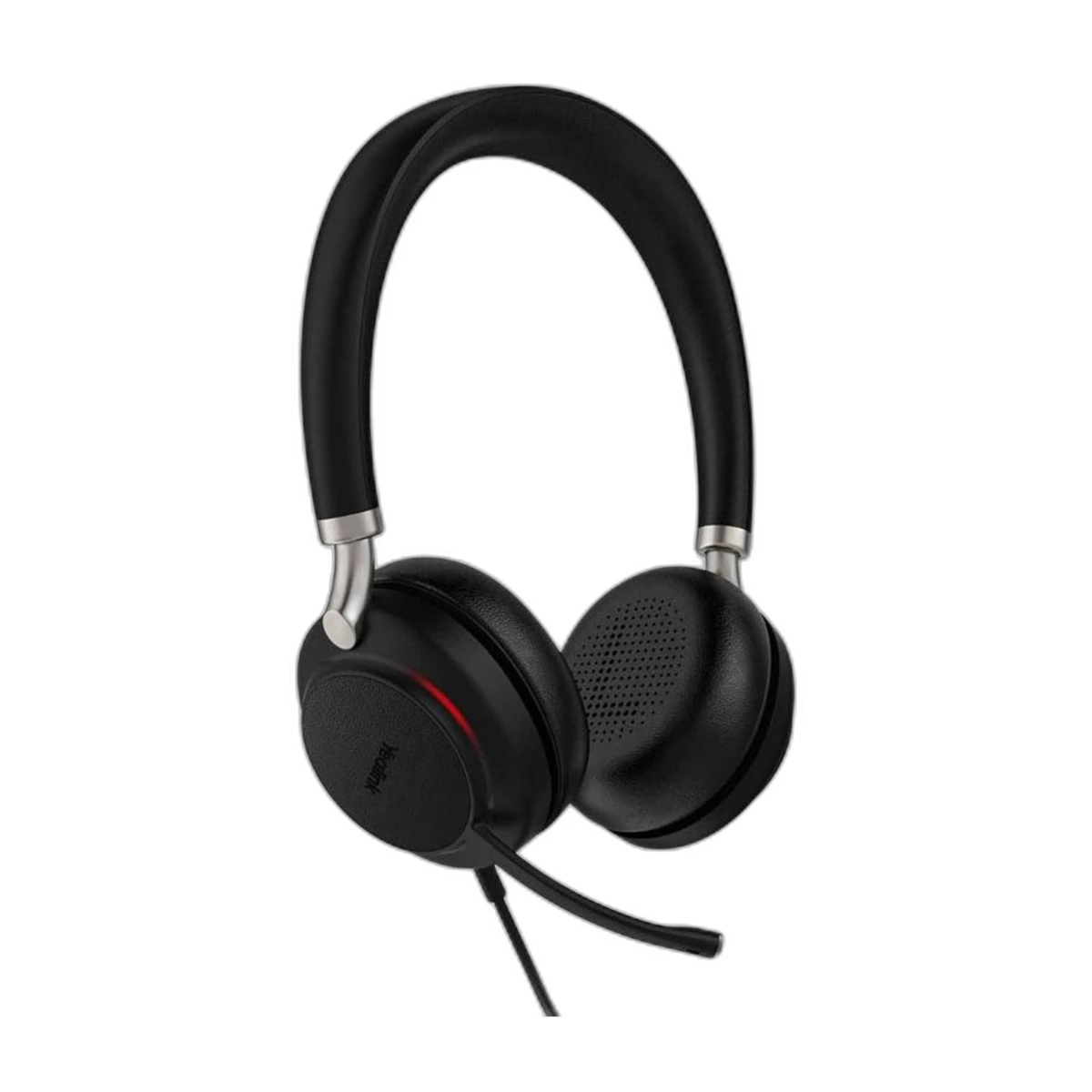 Yealink UH38 Dual headset, three-quarter view Yealink UH38 Dual headset, three-quarter view