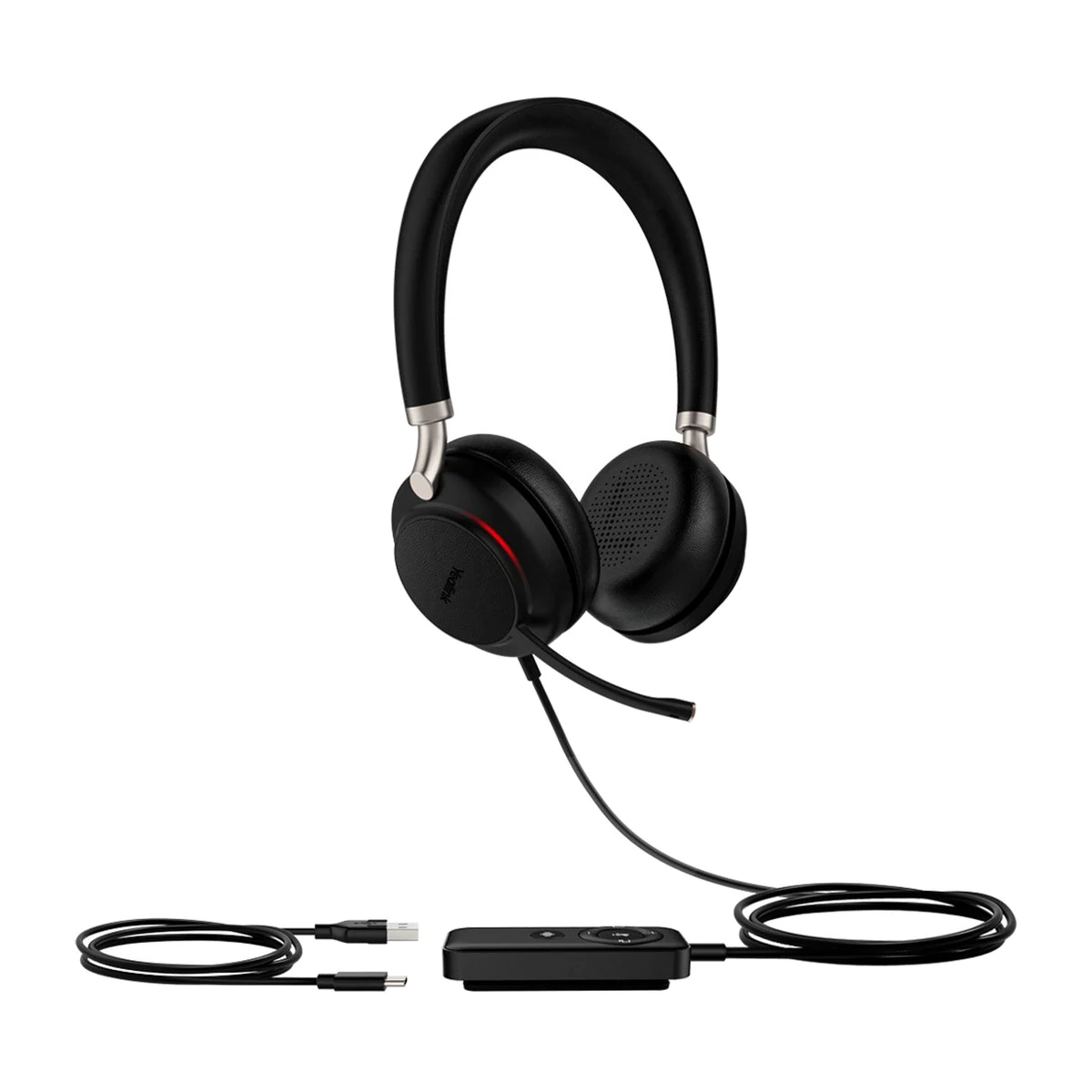 Yealink UH38 Dual headset, with call controller and cable Yealink UH38 Dual headset, with call controller and cable